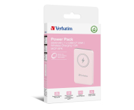 VERBATIM Charge 'n' Go Magnetic Wireless Power Bank 5000mAh różowy 32243 - 1236527 - zdjęcie 4